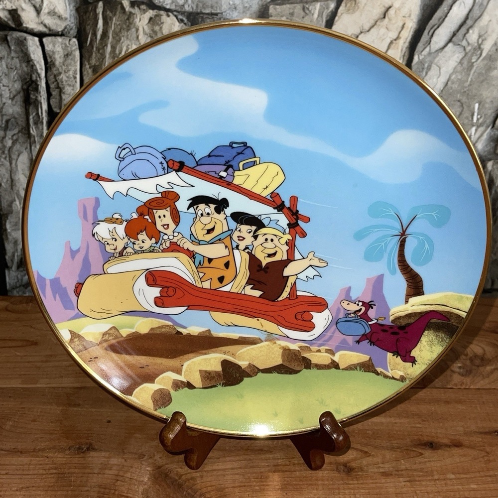 Franklin Mint Hanna-Barbera The Flintstones Limited Edition Porcelain Plate